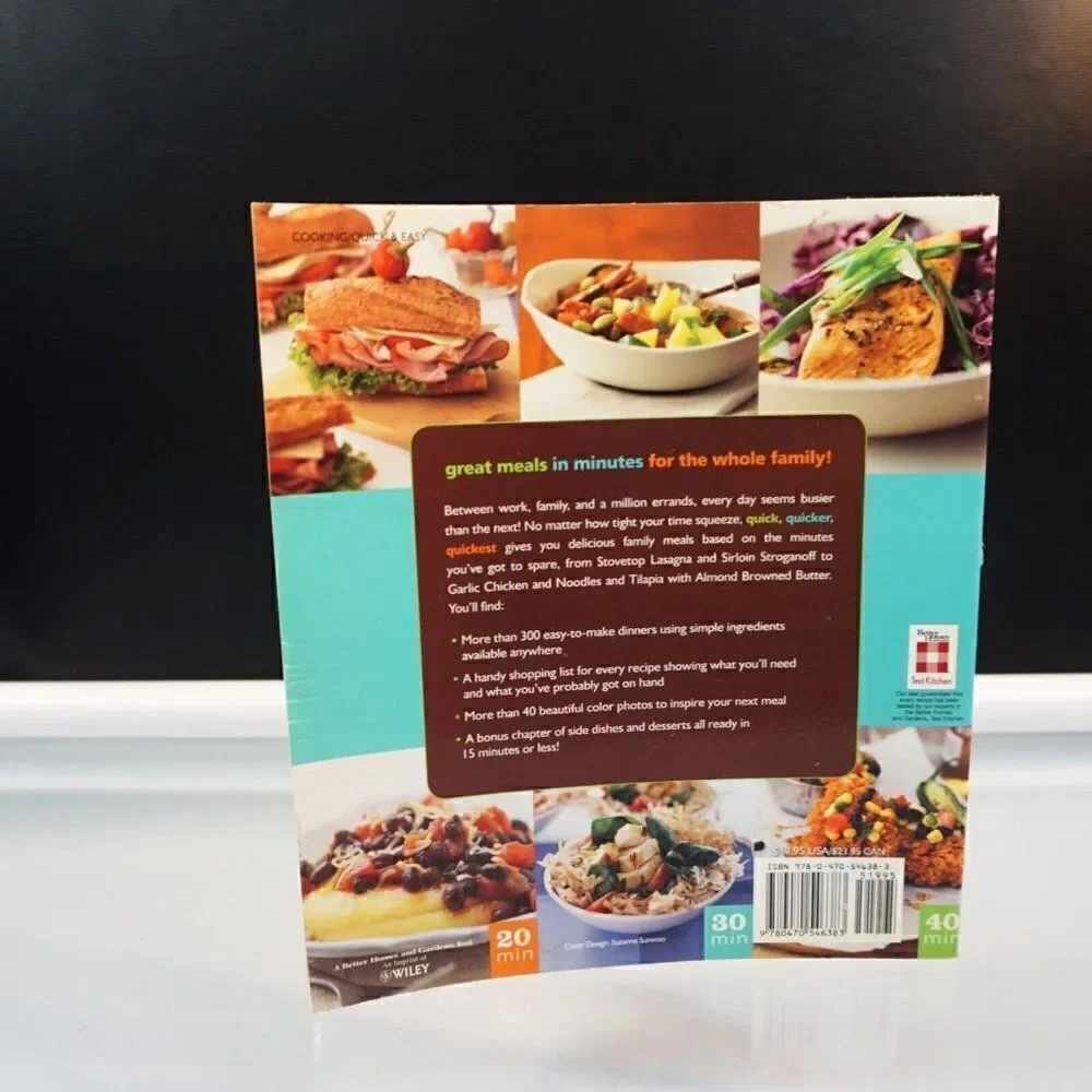 Quick Quicker Quickest 350 Delicious Meals Better Homes And Gardens 2010 PB